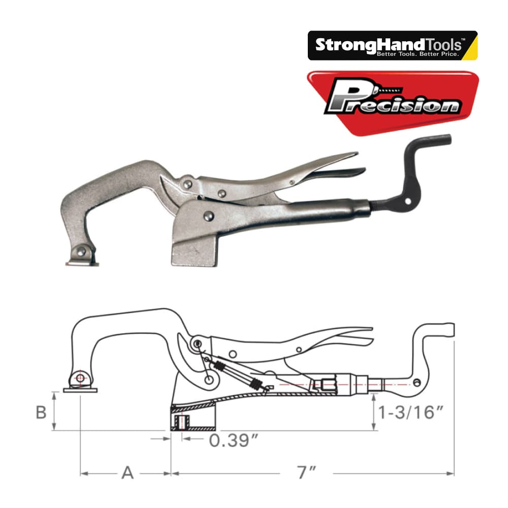 Table Mount Locking CClamps Precision Speciality Tooling