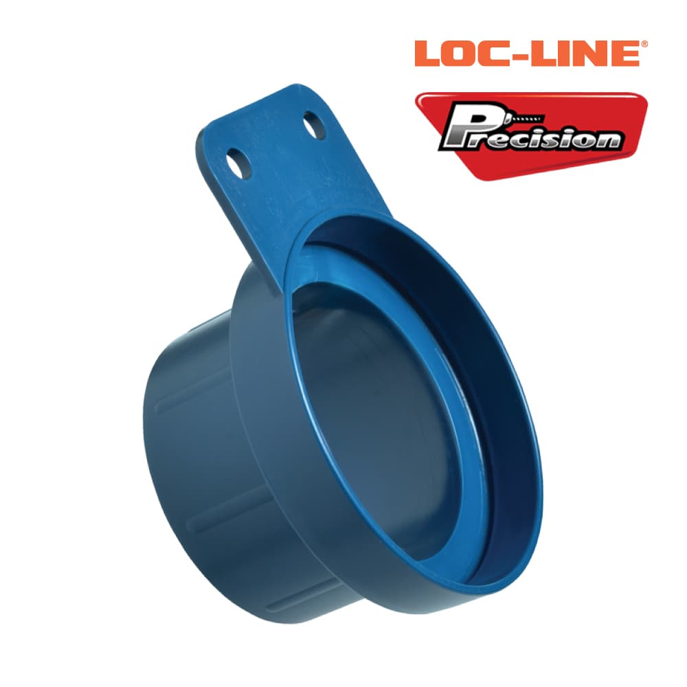 Vacuum Hose System Hose Adapter with Mounting Tab Precision